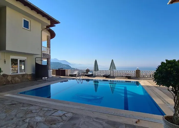 уютная с шикарным панорамным видом * Alanya