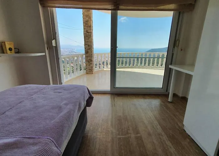 уютная с шикарным панорамным видом Apartamento Alanya